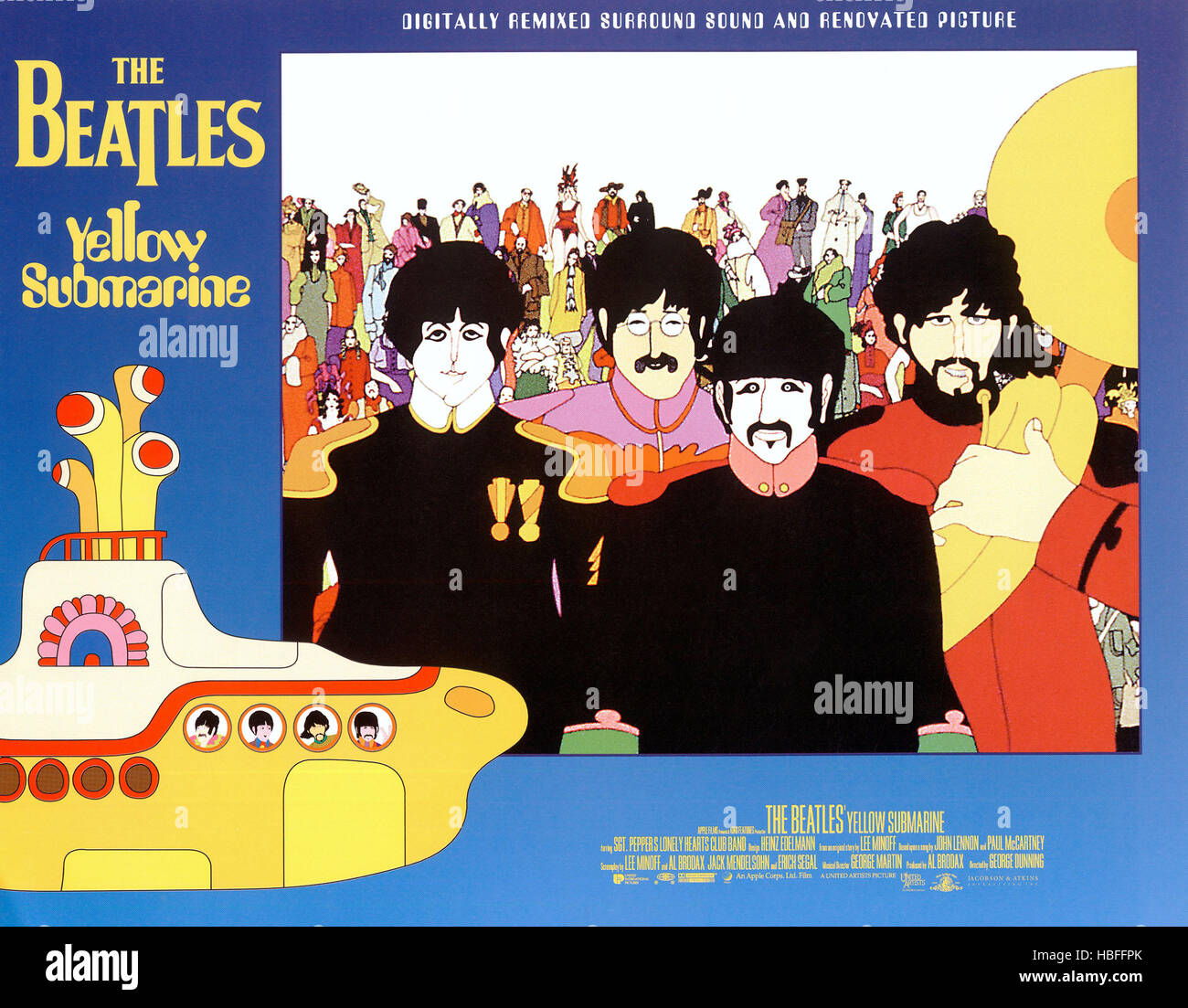 YELLOW SUBMARINE, Paul McCartney, John Lennon, Ringo Starr,