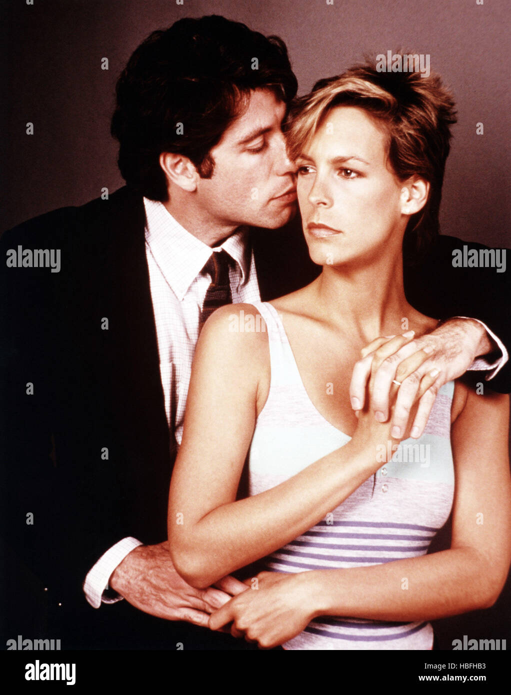 PERFECT, from left John Travolta, Jamie Lee Curtis, 1985, © Columbia