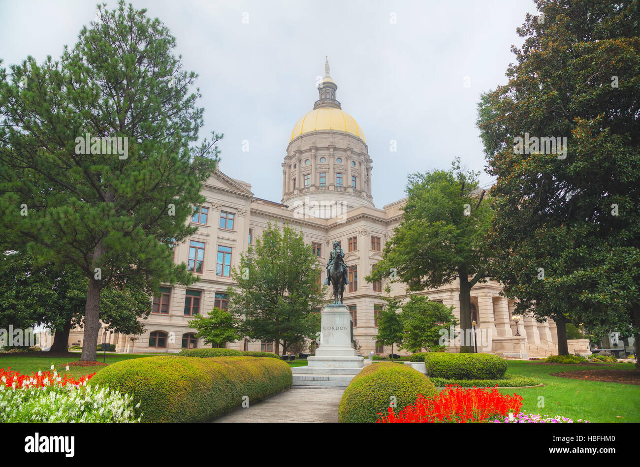 Georgia State Capitol building in Atlanta Stock Photo