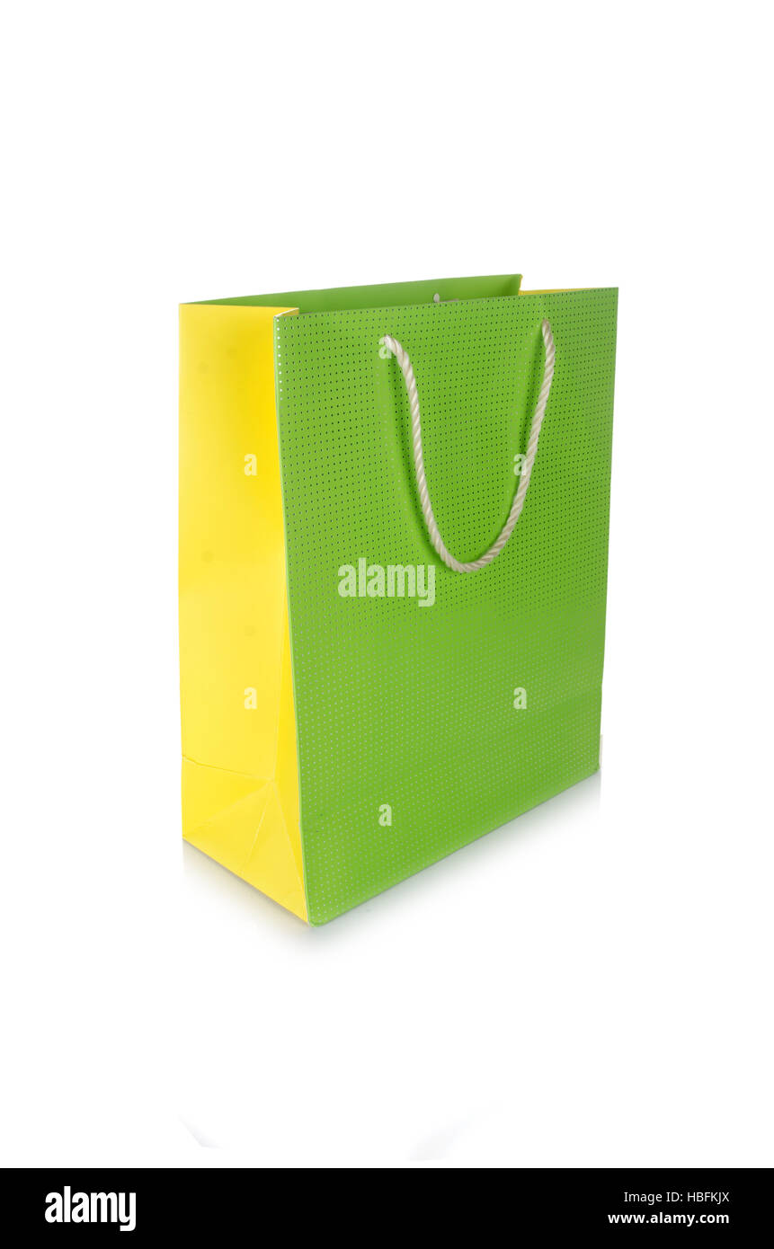 Shopping bag isolated on white background Stock Photo - Alamy