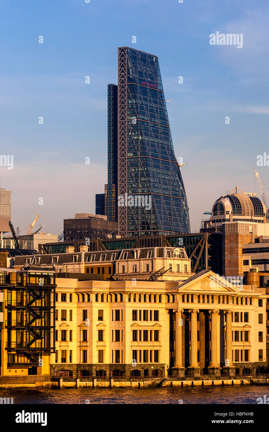 Riverside Property and The Leadenhall Building, London, England Stock Photo