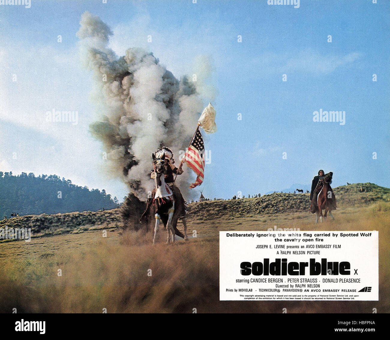 SOLDIER BLUE, Rivero (front), 1970 Stock Photo Alamy
