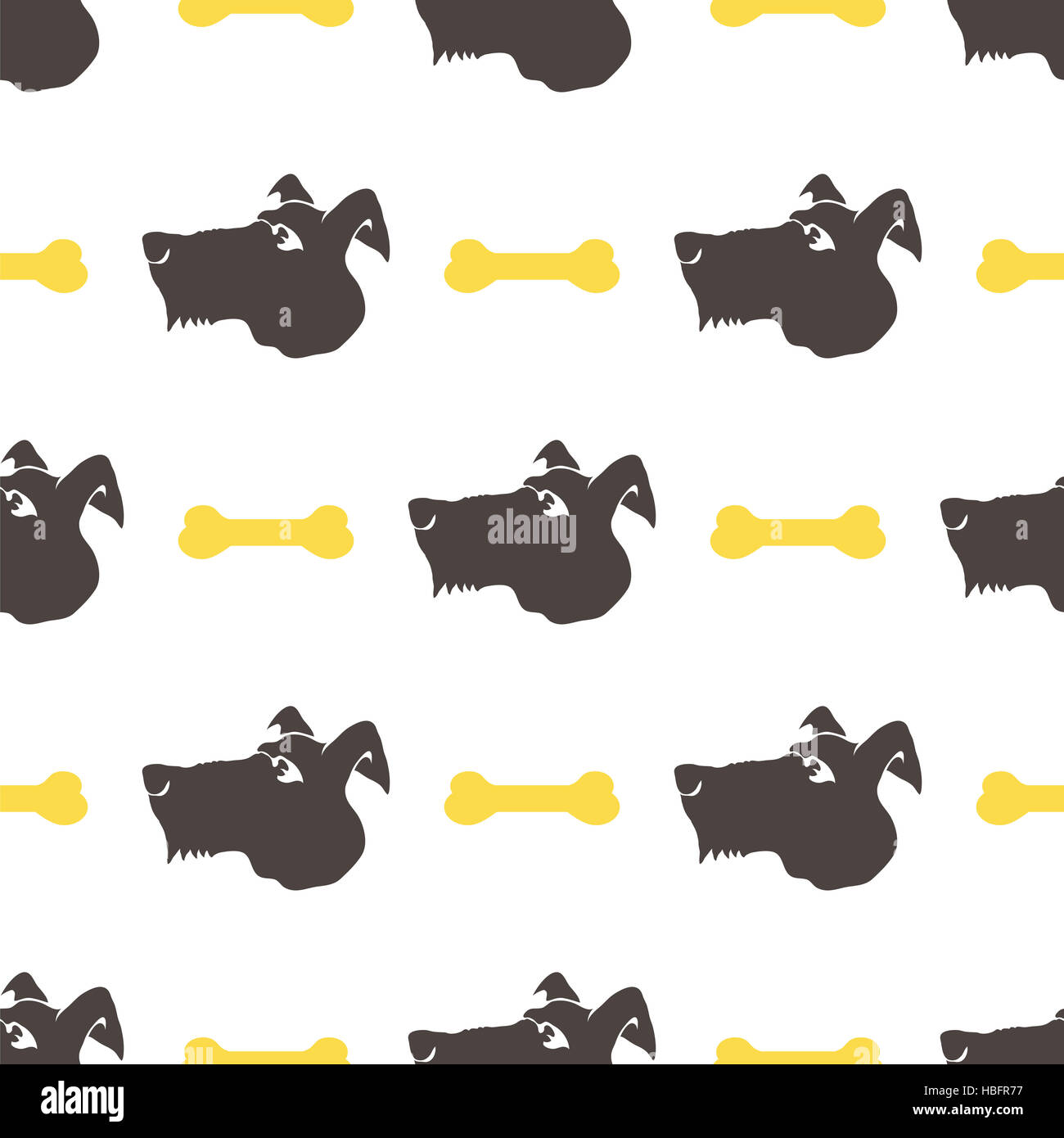 Dog Seamless Animal Pattern Stock Photo - Alamy
