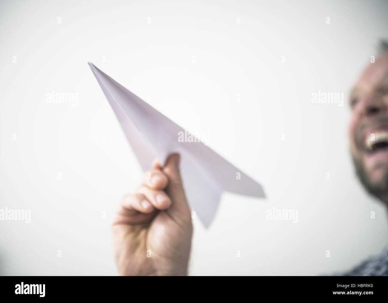 Paper Plane Stock Photo