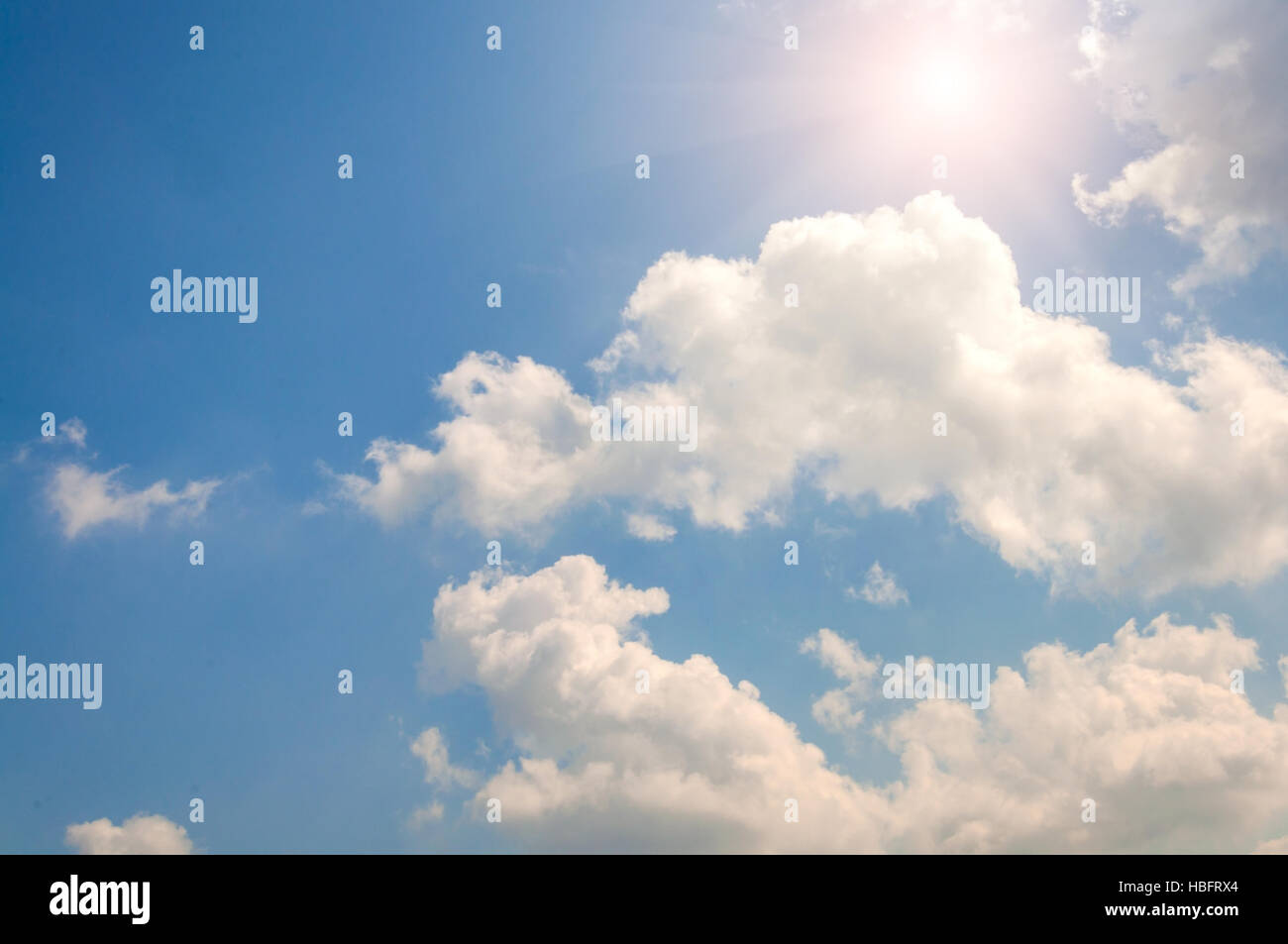 Abstract background of blue sky and clouds Stock Photo - Alamy