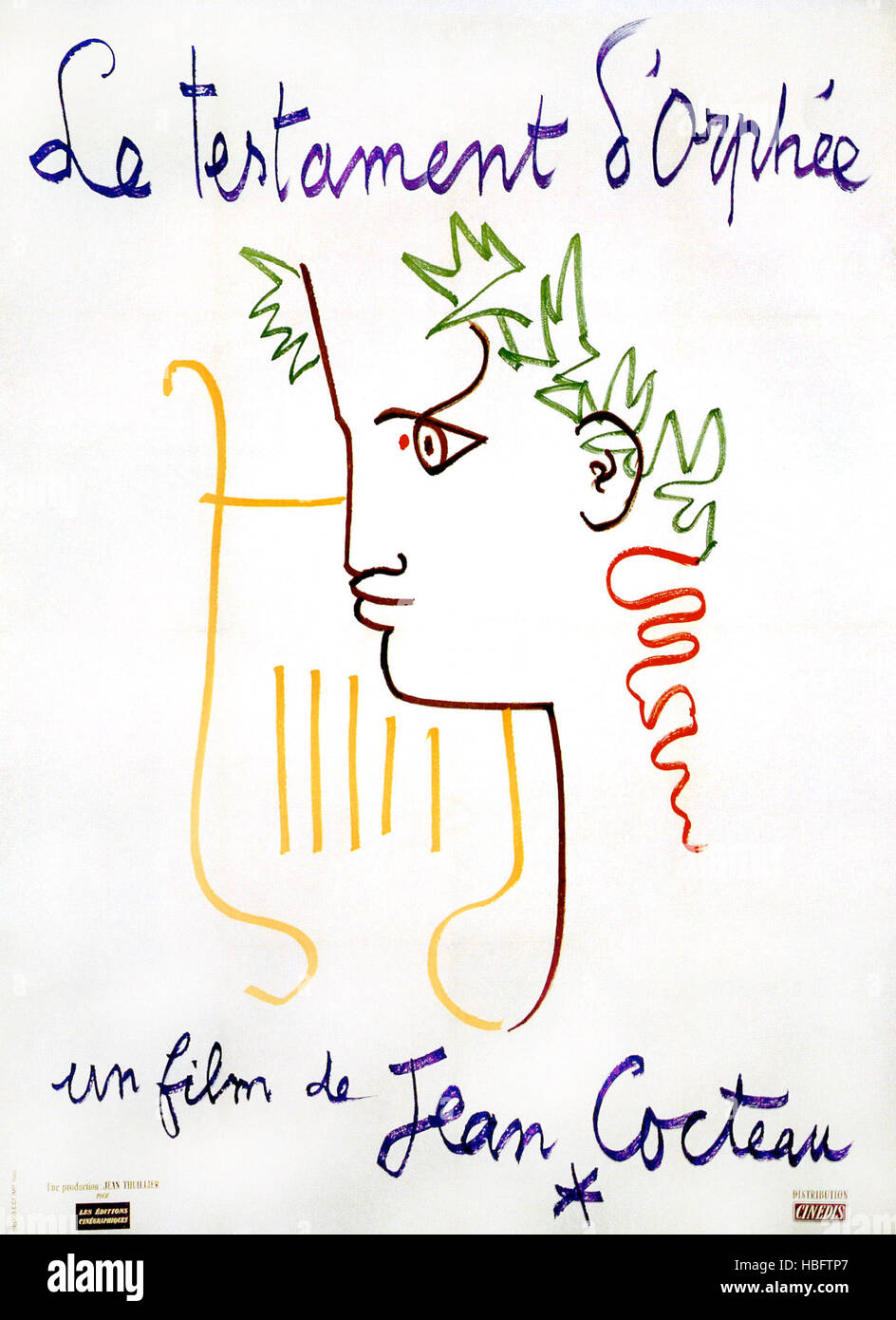THE TESTAMENT OF ORPHEUS, (aka LE TESTAMENT D'ORPHEE), poster, 1960