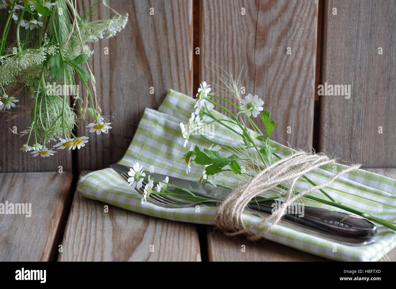 cover with wildflowers Stock Photo Alamy