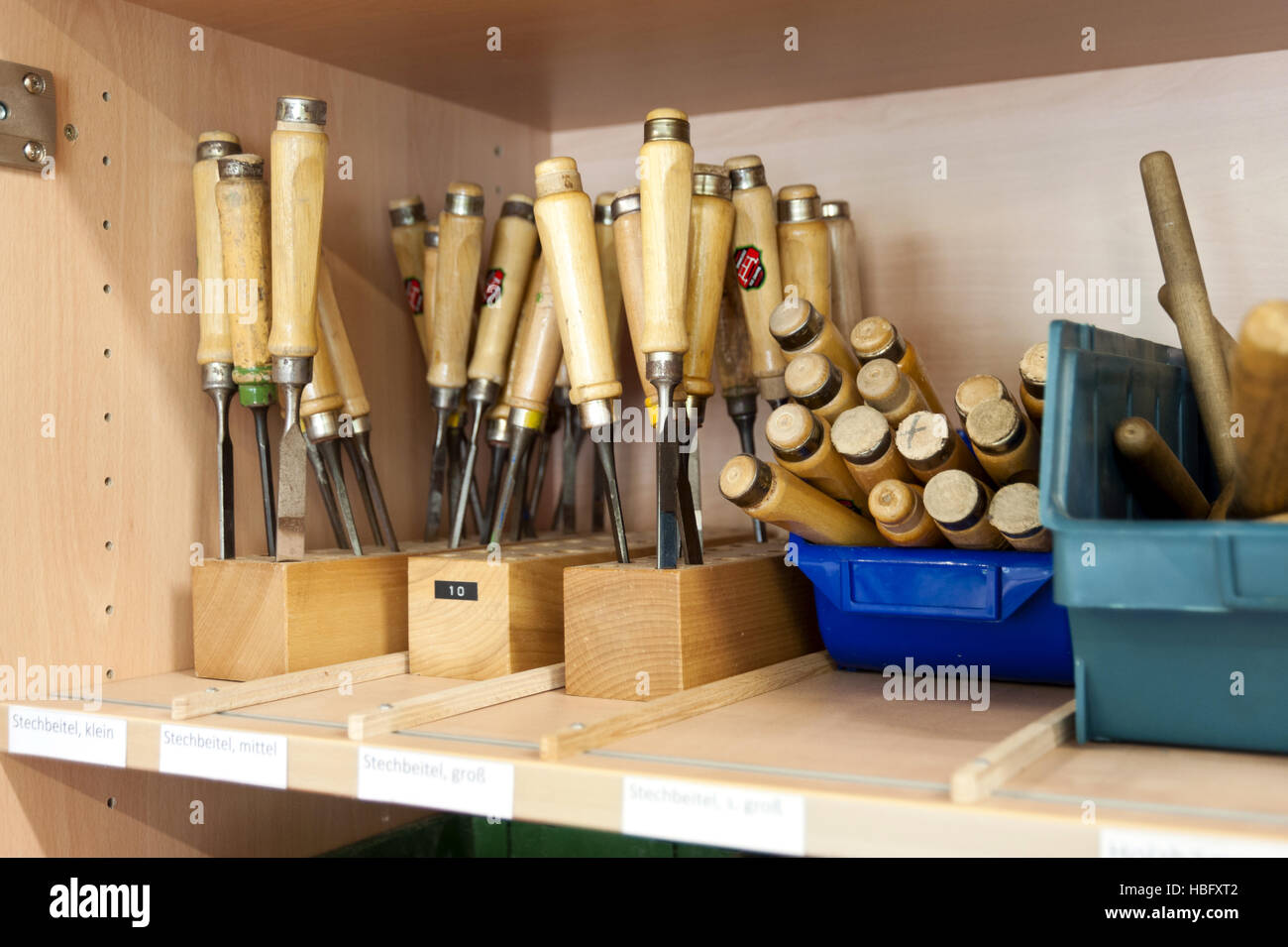Tools in a Workshop Stock Photo - Alamy