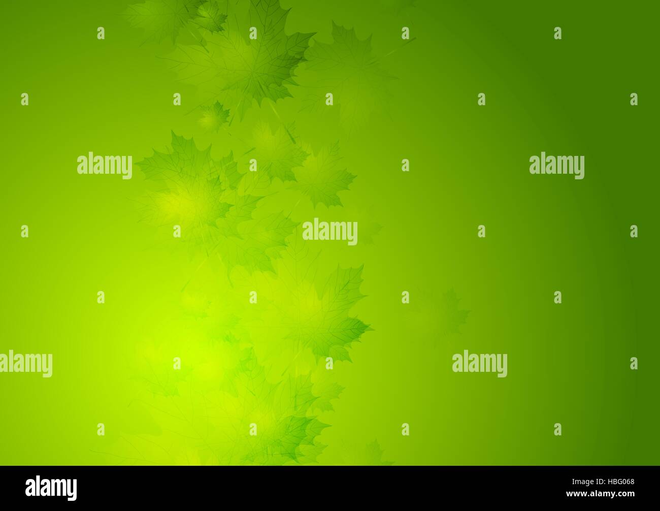 Abstract summer background with green leaves Stock Photo - Alamy