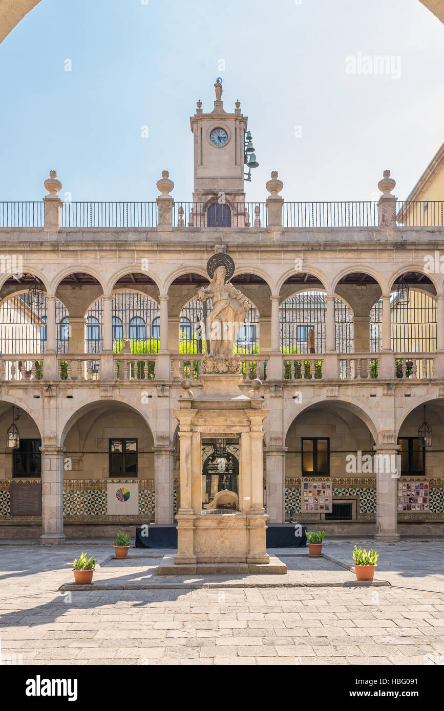 National Library of Catalonia, Barcelona Stock Photo