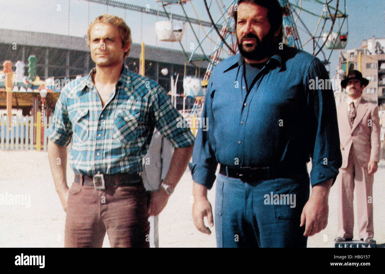 WATCH OUT, WE'RE MAD, (aka ALTRIMENTI CI ARRABBIAMO), from left Terence Hill, Bud Spencer, 1974