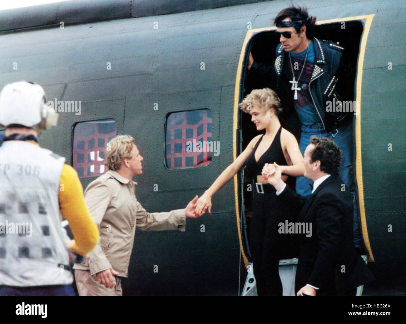 UNDER SIEGE From Left Gary Busey Erika Eleniak Tommy Lee Jones 