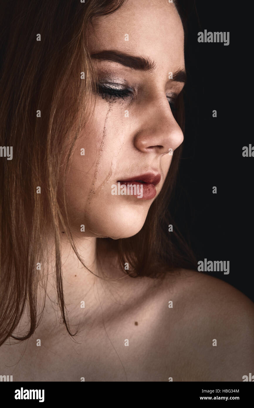 Crying sad hi-res stock photography and images - Alamy
