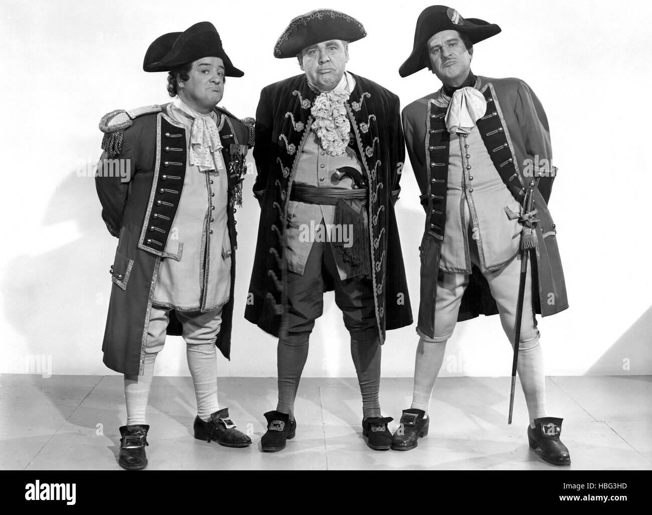 ABBOTT AND COSTELLO MEET CAPTAIN KIDD, Lou Costello, Charles Laughton, Bud Abbott, 1952 Stock