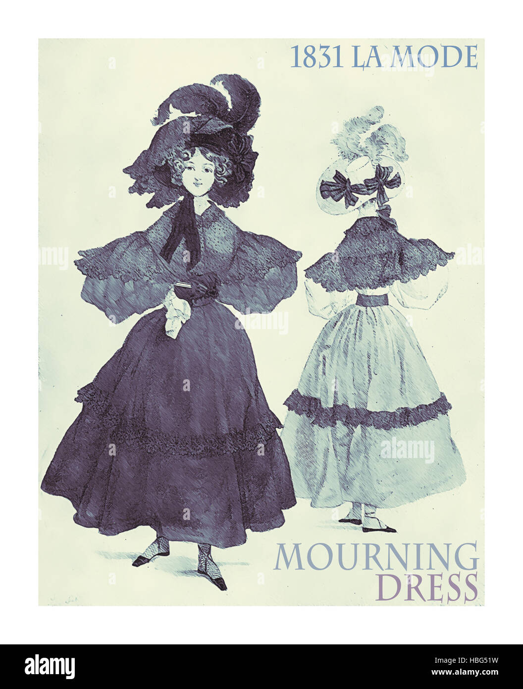 Mourning dress Cut Out Stock Images & Pictures - Alamy