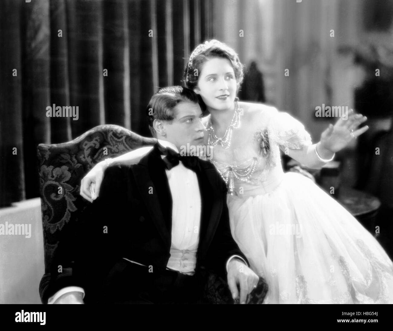 THE ACTRESS, from left, Ralph Forbes, Norma Shearer, 1928 Stock Photo ...