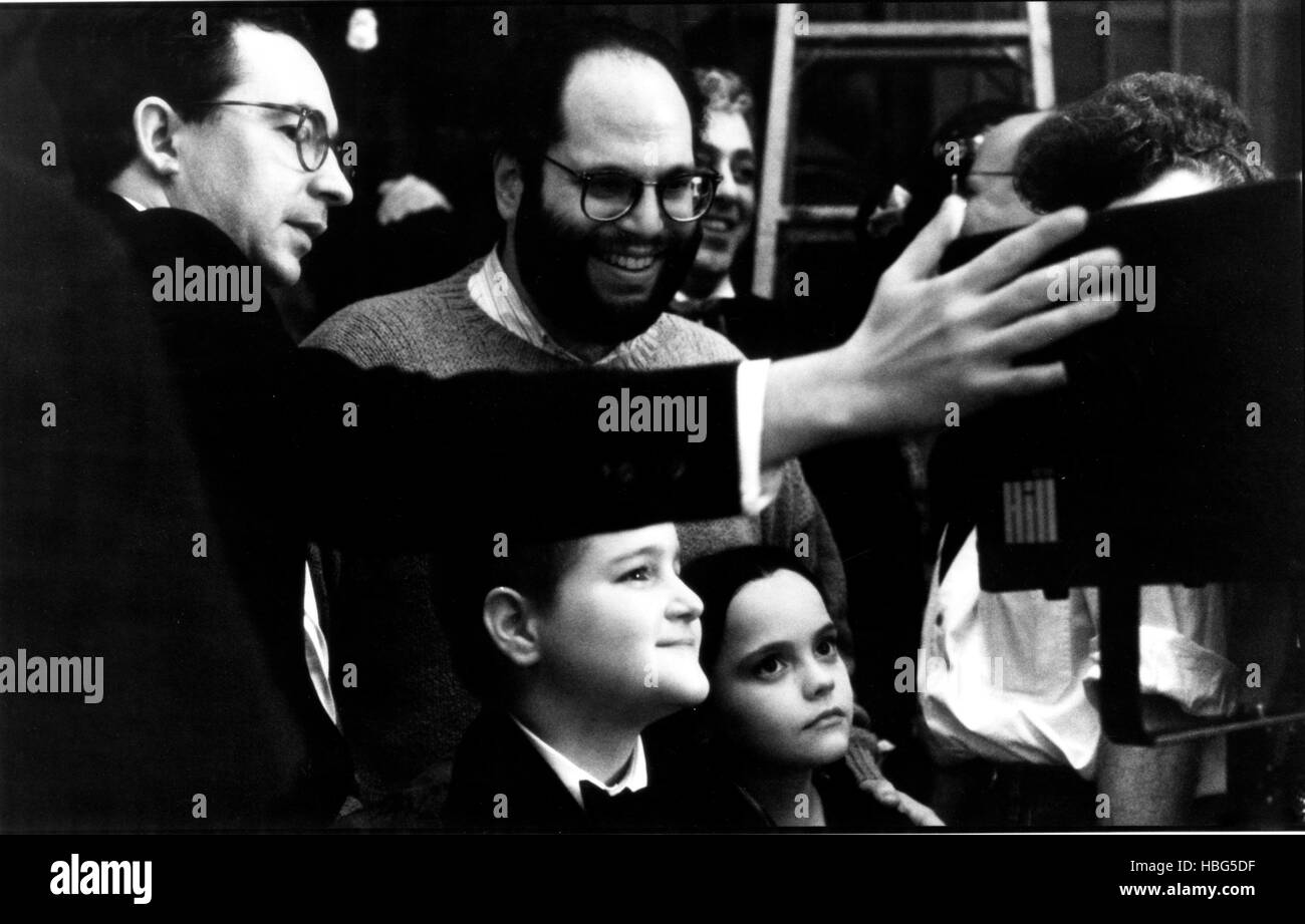 THE ADDAMS FAMILY, from left, director Barry Sonnenfeld, producer Scott ...