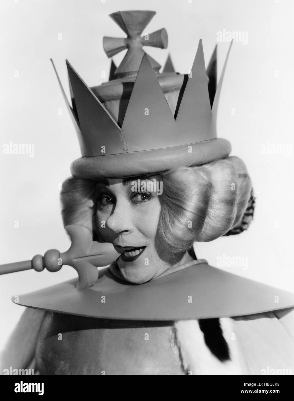 ALICE IN WONDERLAND, Louise Fazenda as The White Queen, 1933 Stock