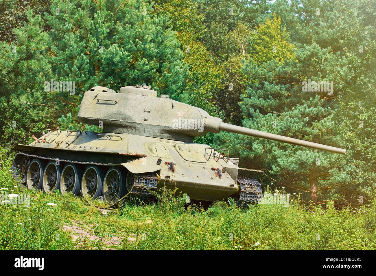 Tank of Second World War Stock Photo - Alamy