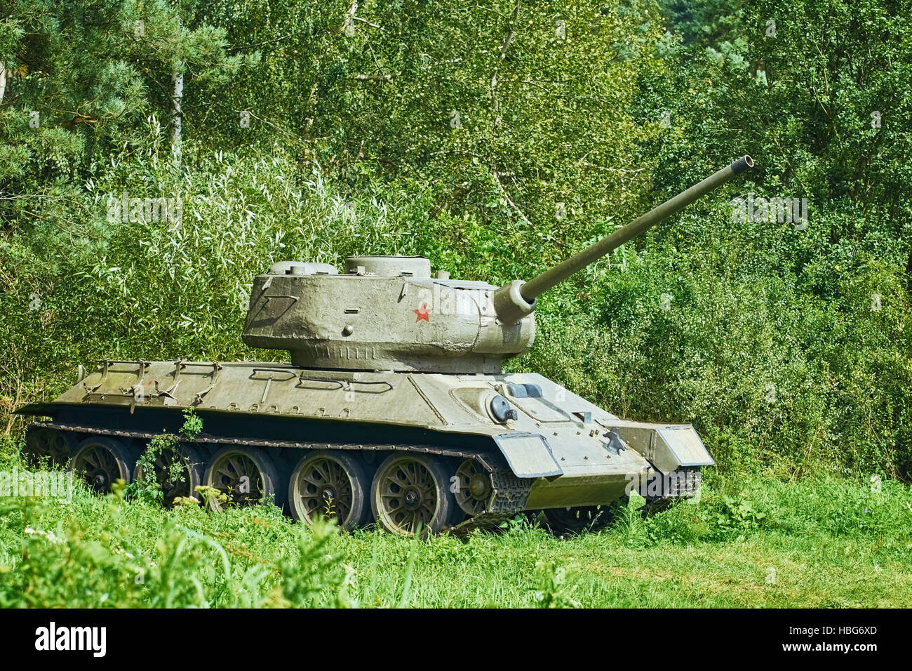 Tank of Second World War Stock Photo - Alamy