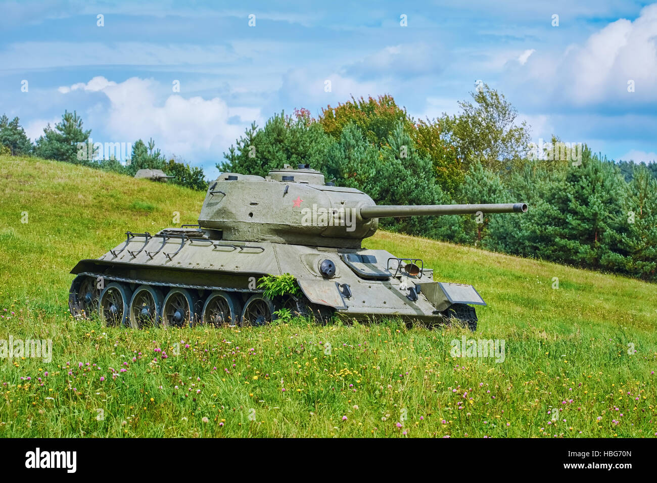 Tank of Second World War Stock Photo - Alamy