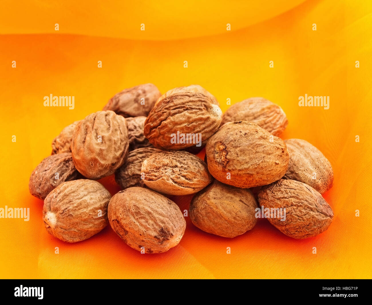 Nutmegs Stock Photo