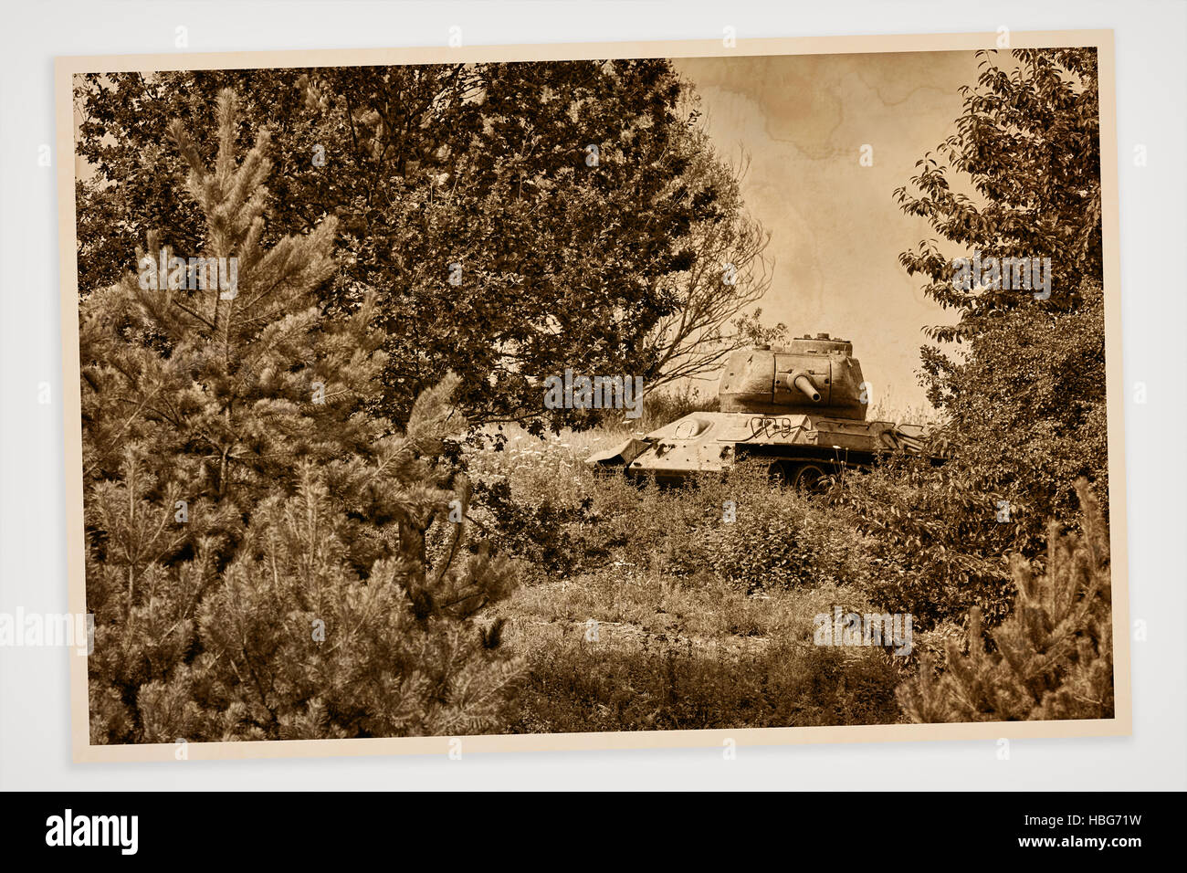 Tank of Second World War Stock Photo - Alamy