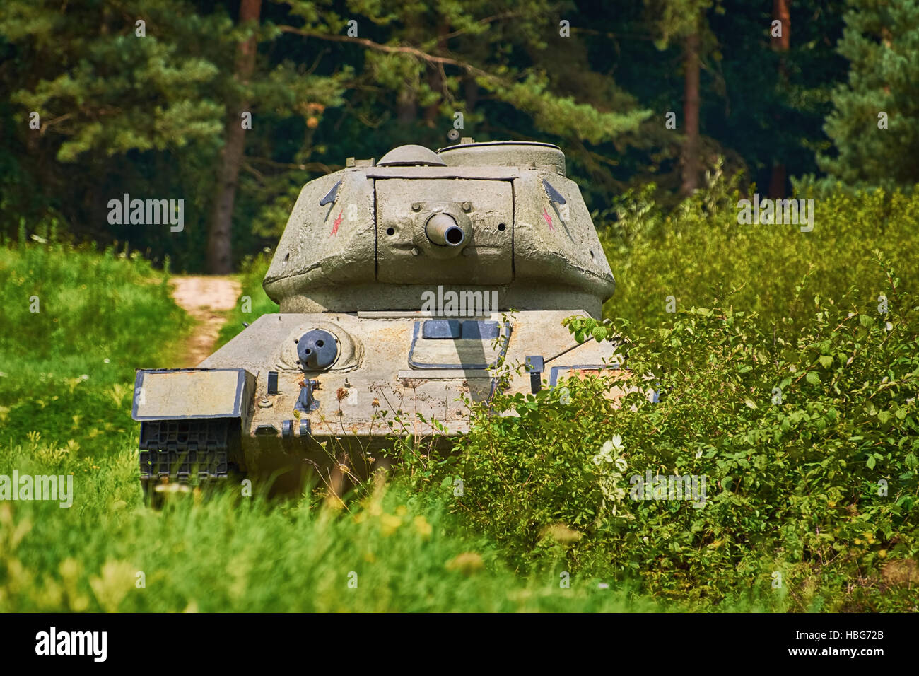 Tank of Second World War Stock Photo - Alamy