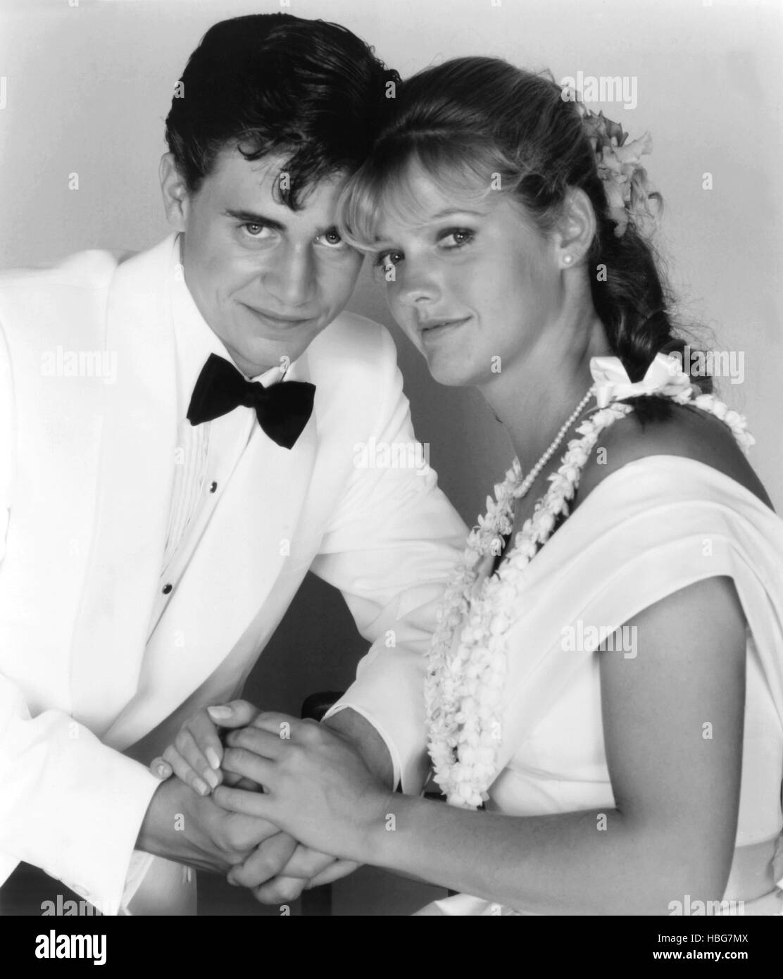 ALOHA SUMMER, from left Chris Makepeace, Lorie Griffin, 1988