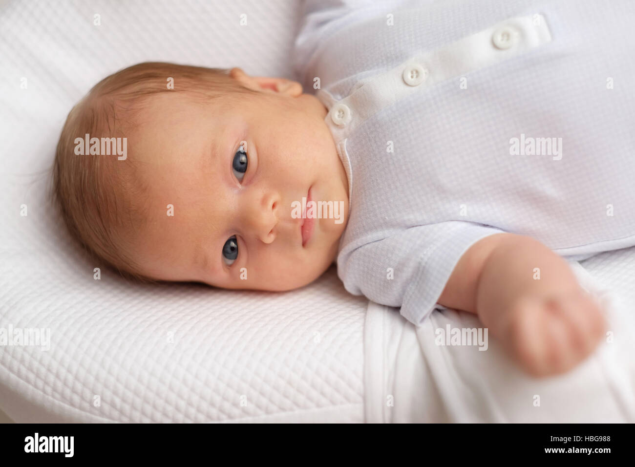 One month old baby Stock Photo Alamy