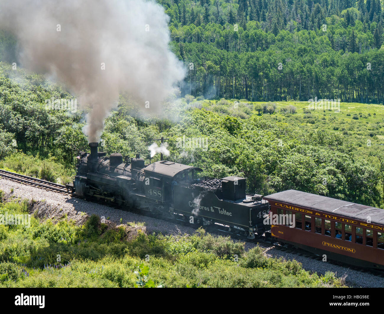 Cumbres toltec scenic railroad train hi-res stock photography and ...