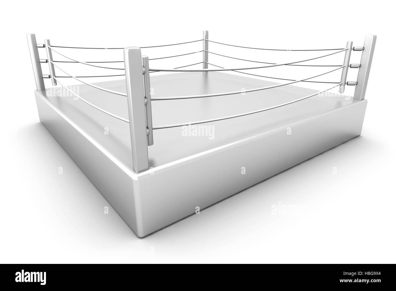 Boxing ring Stock Photo