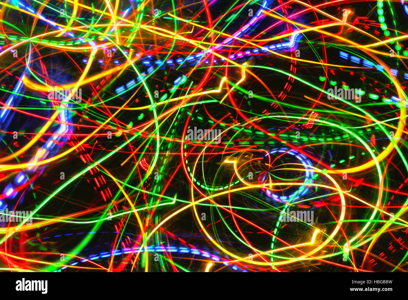 Motion glowing lights Stock Photo Alamy