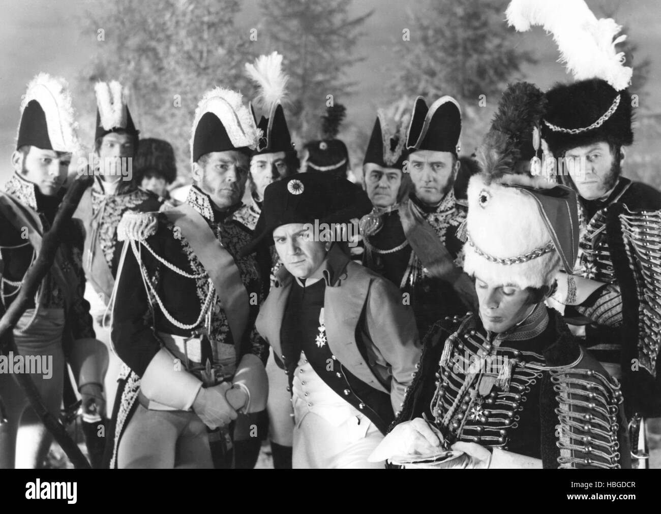 THE BATTLE OF AUSTERLITZ, (aka AUSTERLITZ), front from left Jean