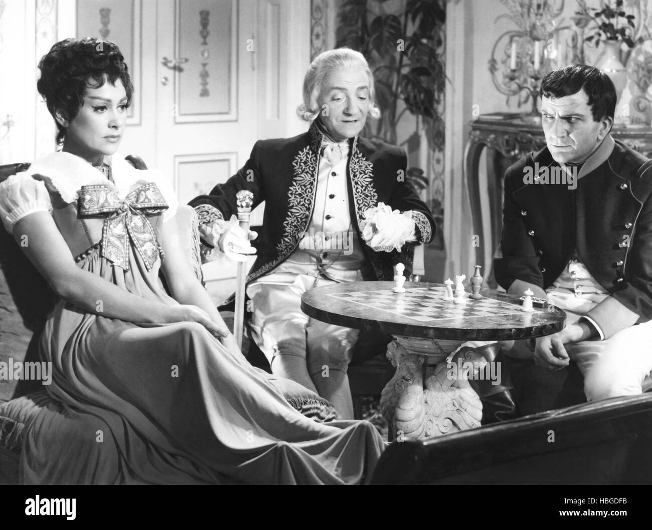 THE BATTLE OF AUSTERLITZ, (aka AUSTERLITZ), from left Martine Carol as