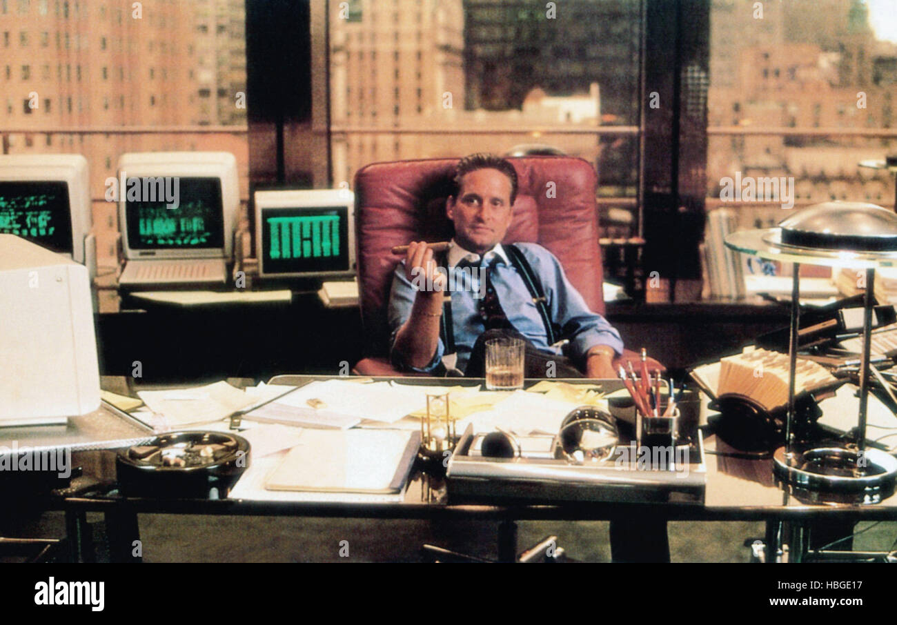 WALL STREET, Michael Douglas, 1987, TM & Copyright © 20th Century Fox