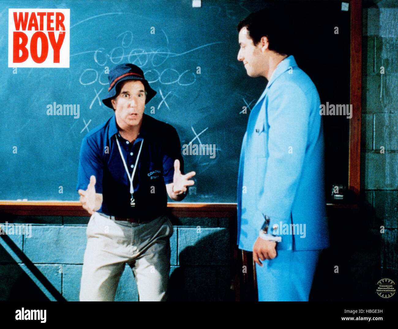 THE WATERBOY, from left Henry Winkler, Adam Sandler, 1998, © Buena