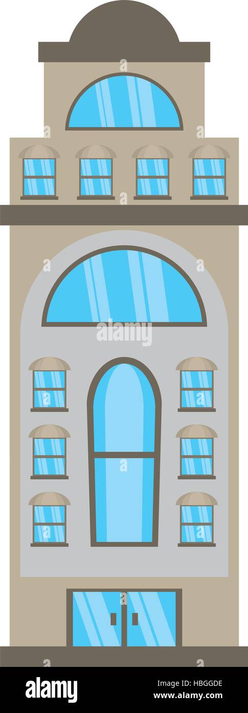 big building style icon vector illustration design Stock Vector Image ...