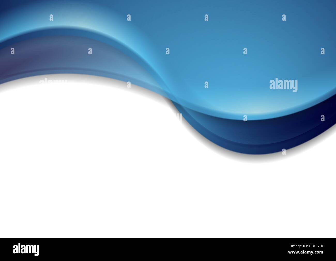 Blue abstract waves corporate background Stock Photo - Alamy