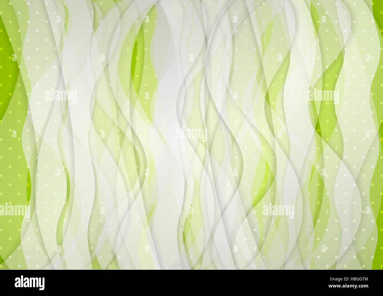 Abstract green white wavy background Stock Photo - Alamy
