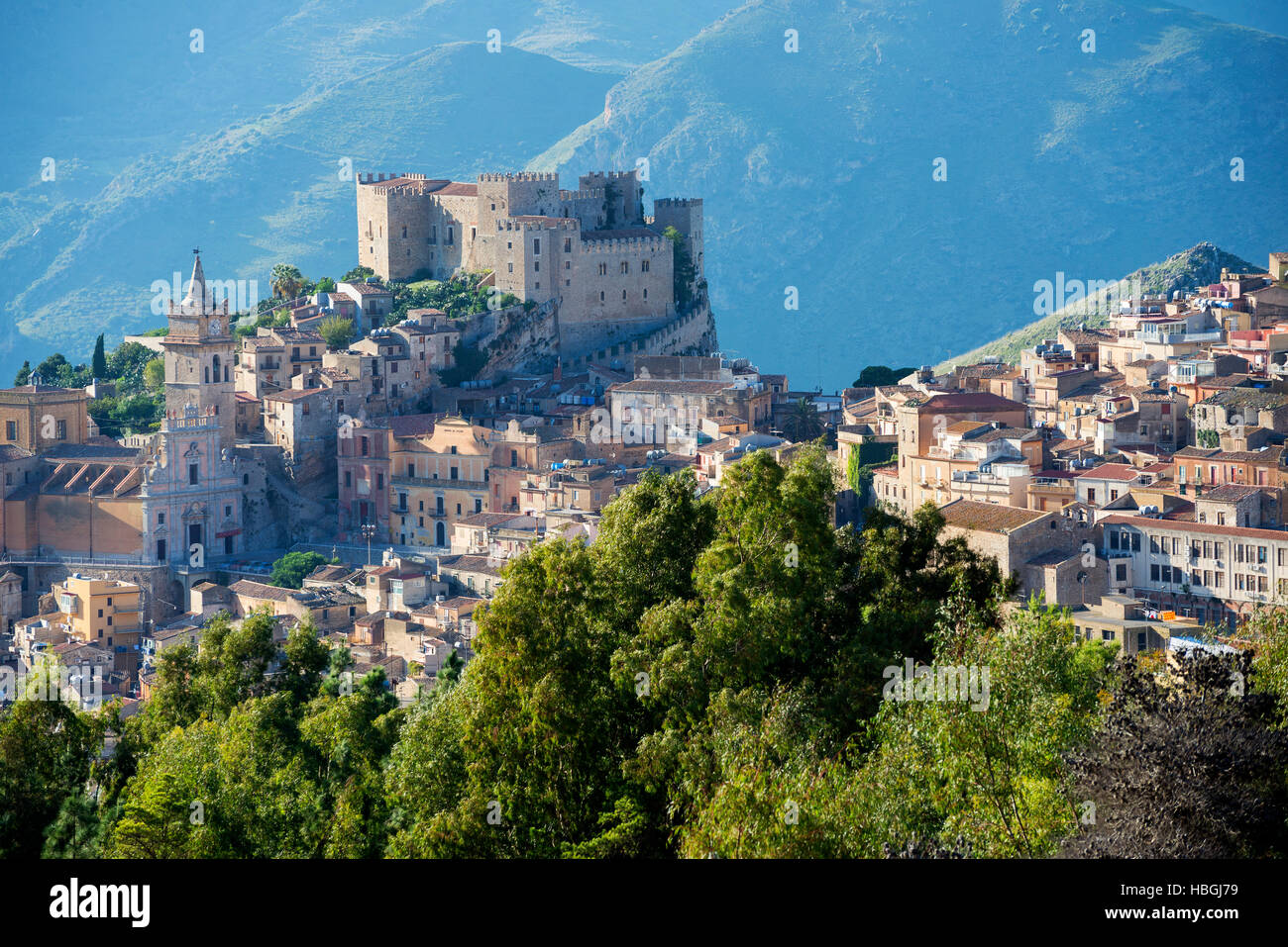 Caccamo castle, Caccamo, Sicily Stock Photo