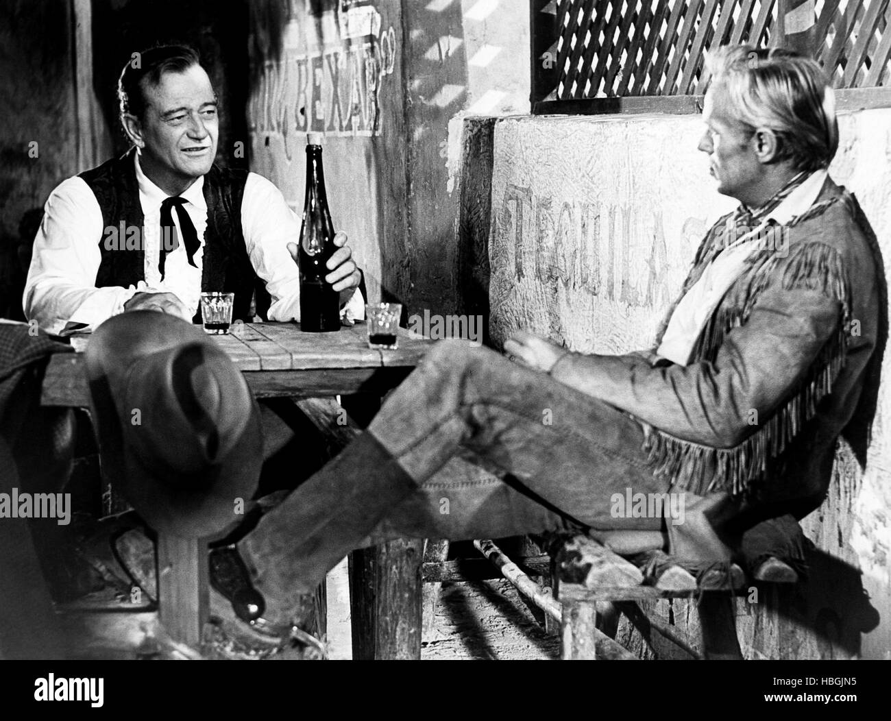 THE ALAMO, from left, John Wayne, Richard Widmark, 1960 Stock Photo - Alamy