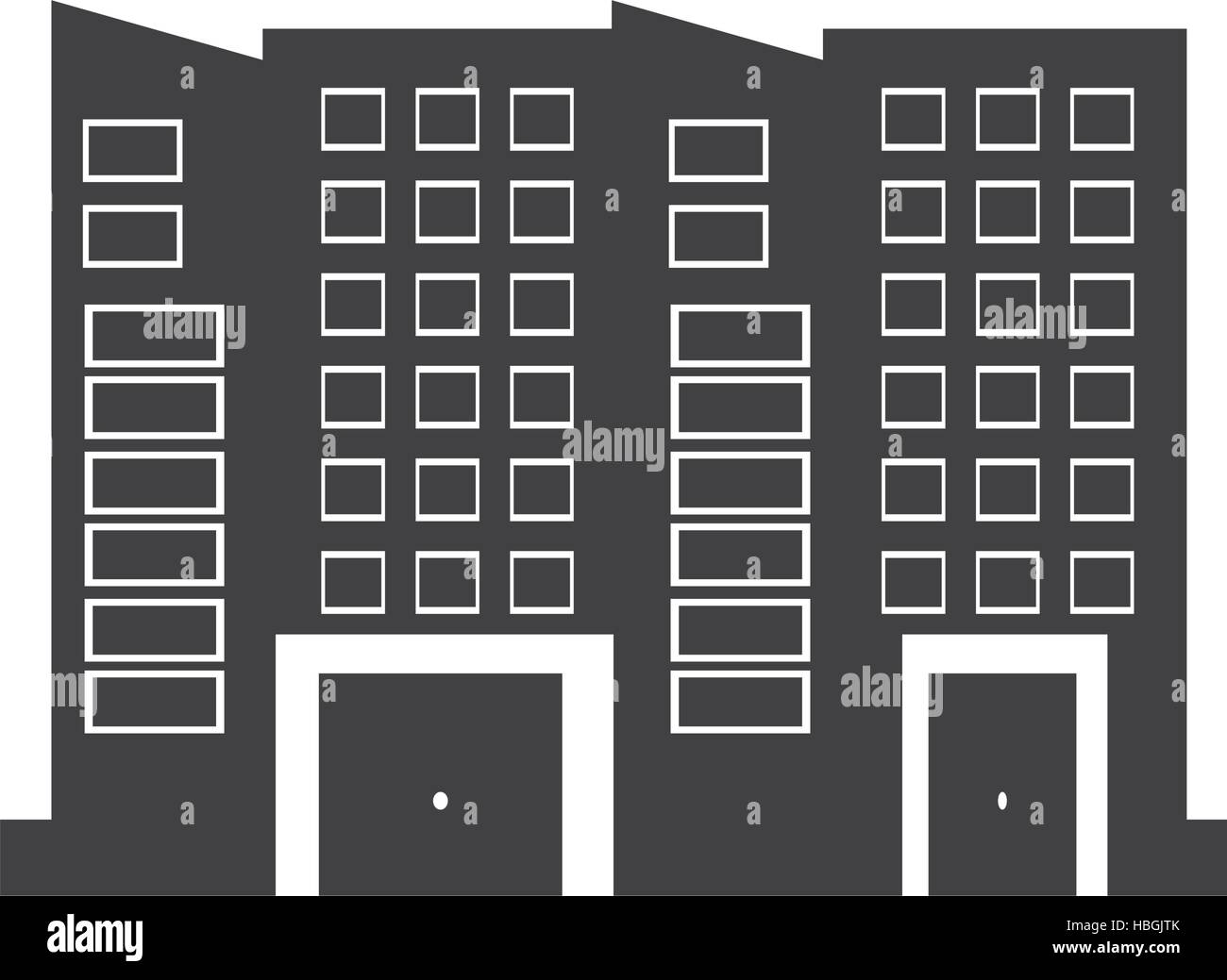 big building style icon vector illustration design Stock Vector Image ...