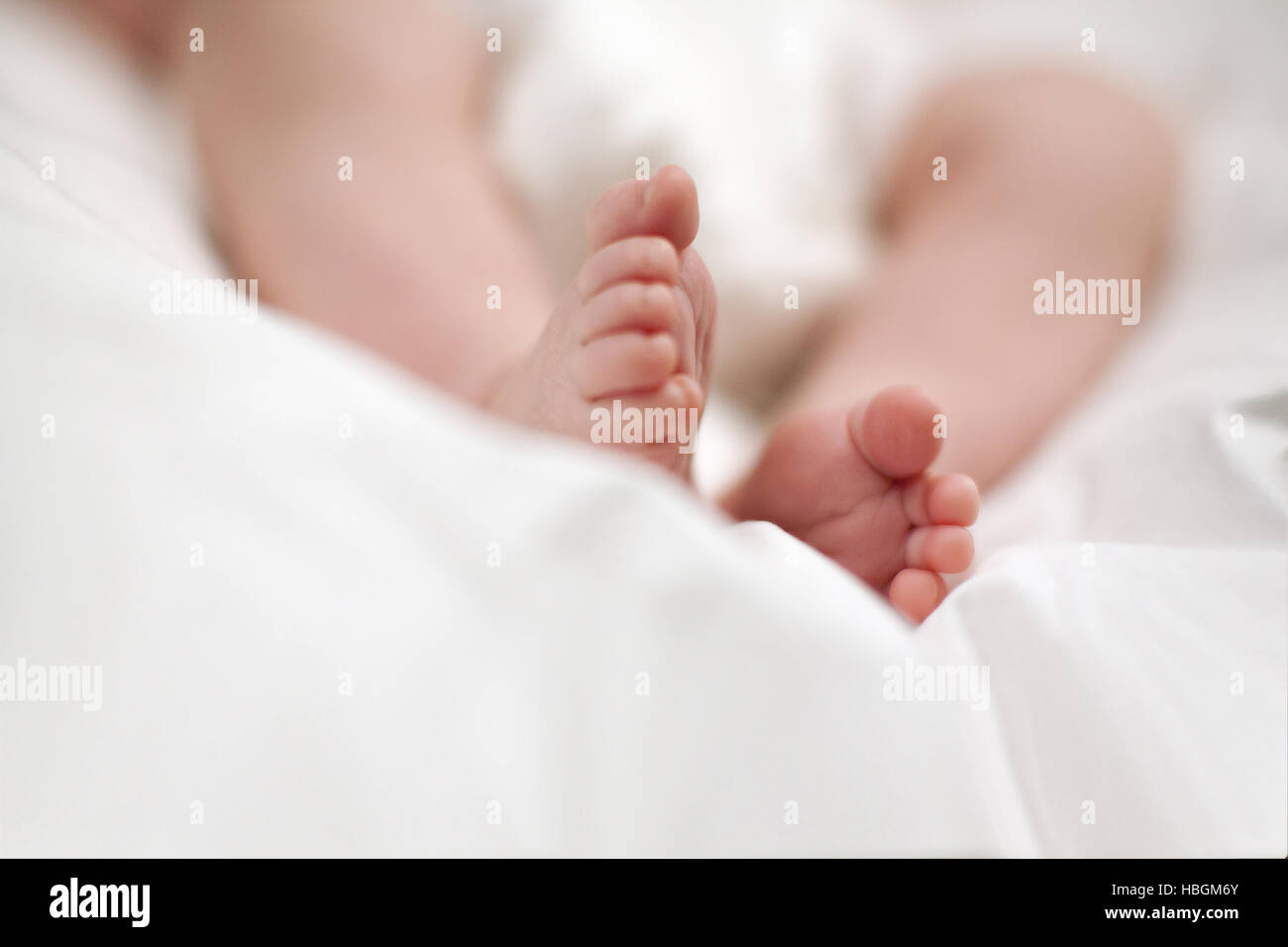 Baby feet Stock Photo
