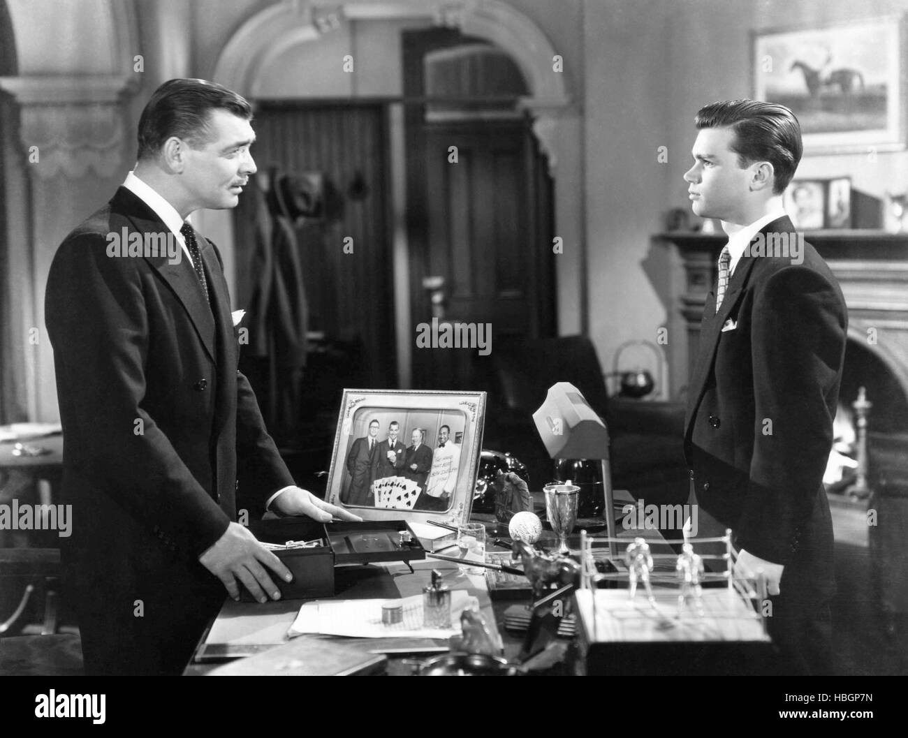ANY NUMBER CAN PLAY, Clark Gable, Darryl Hickman, 1949 Stock Photo - Alamy