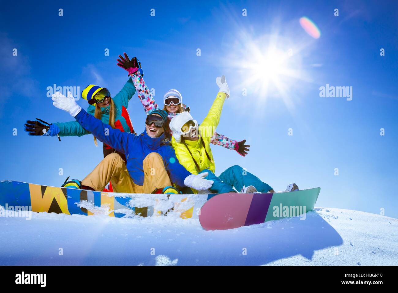 Winter sports Stock Photo