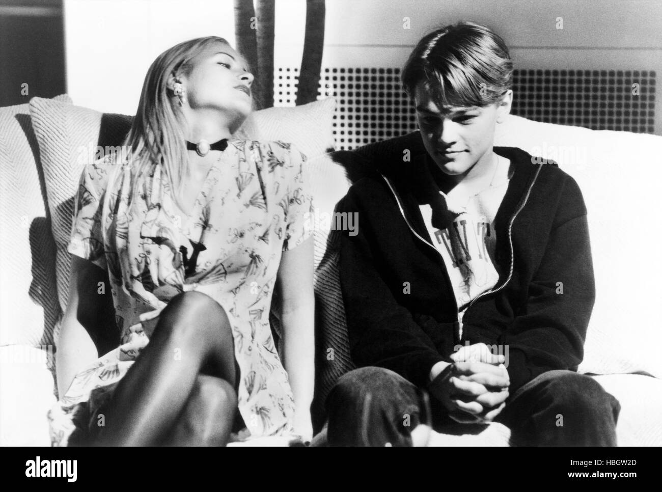THE BASKETBALL DIARIES, from left Brittany Daniel, Leonardo DiCaprio