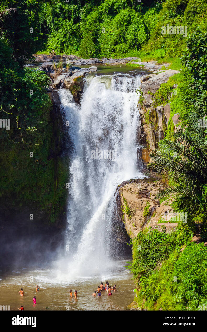 Tegenungan Waterfall - Bali island Indonesia Stock Photo