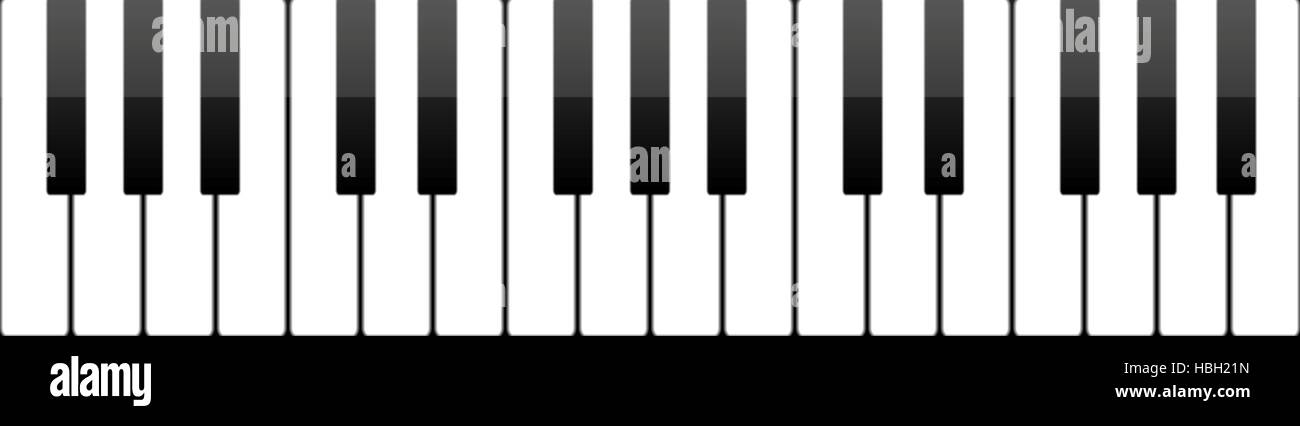 Piano Keys Drawing High Resolution Stock Photography And Images Alamy