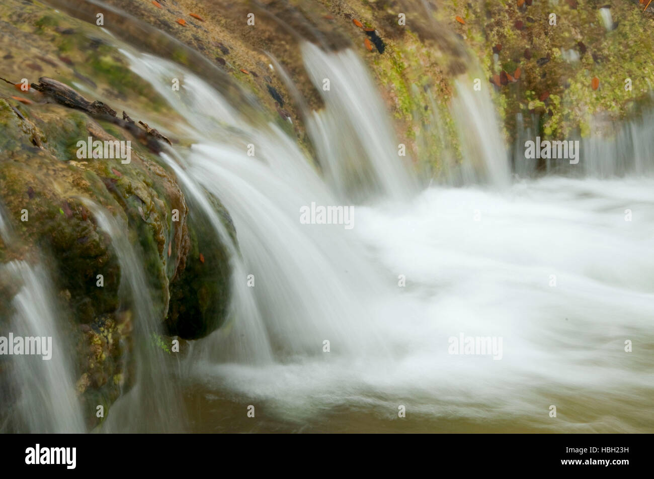 Doeskin Branch Creek falls, Doeskin Ranch Unit-Balcones Canyonlands ...